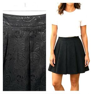 Banana Republic Black Textured Skirt